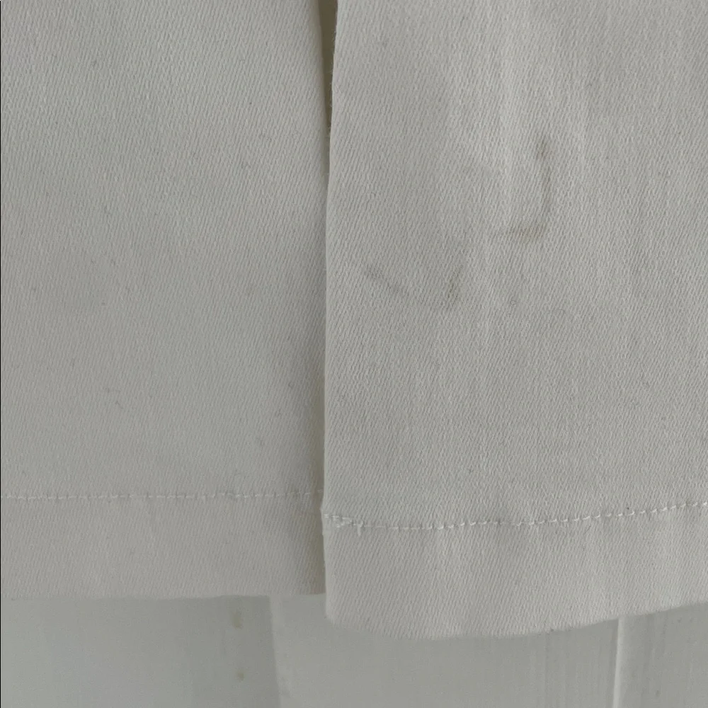 SPANX Stretch Pull-On Flare Leg Jeans in White Size LP Large Petite